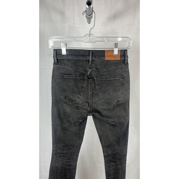 Madewell 9" High Riser Skinny Skinny in Black Sea. - Picture 5 of 13